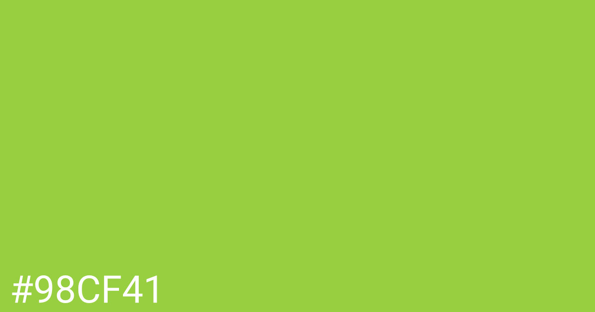 Hex color #98cf41 graphic