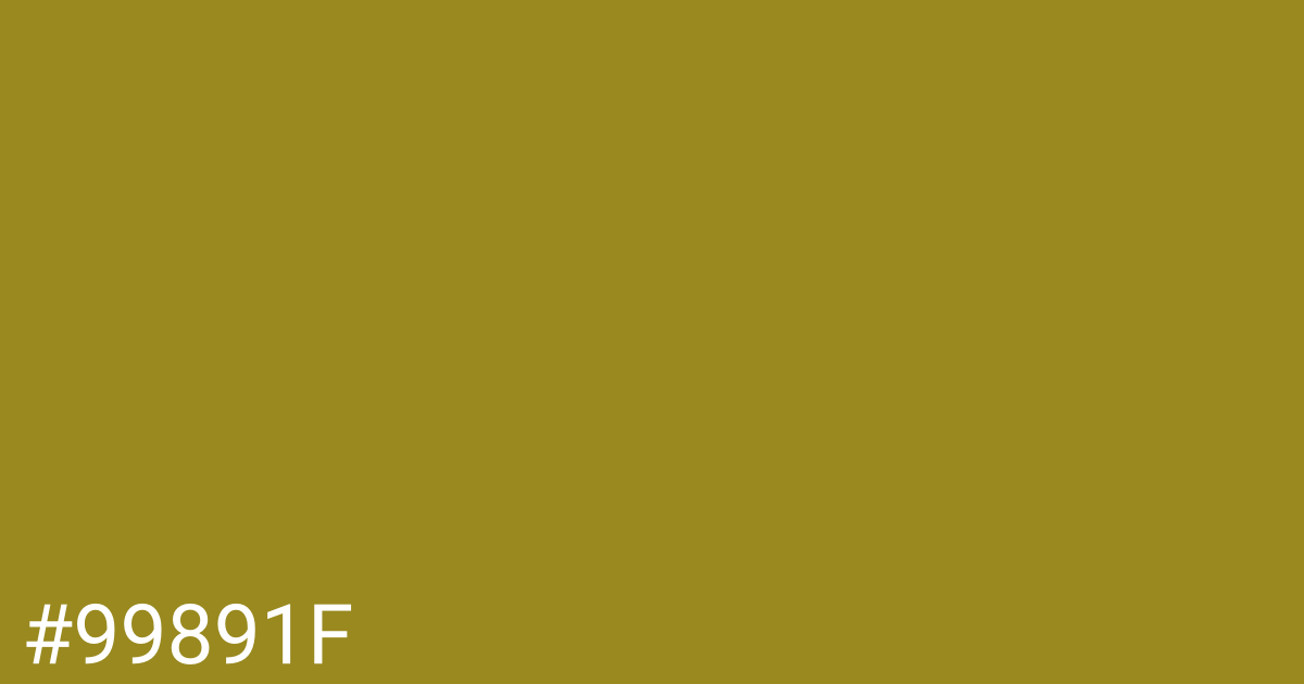 Hex color #99891f graphic