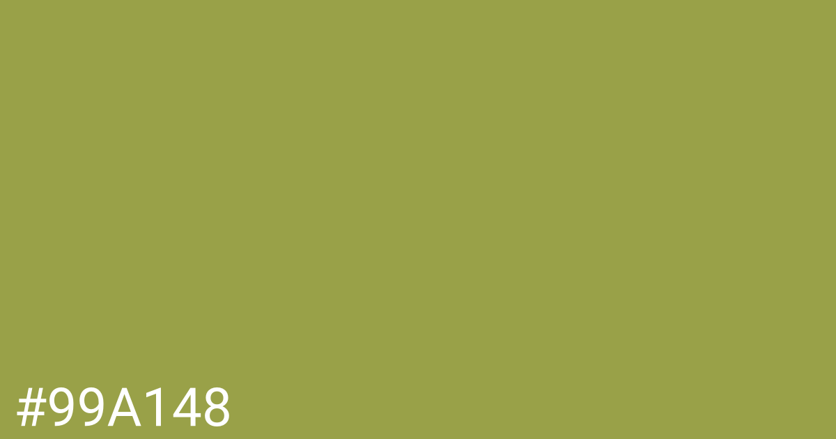 Hex color #99a148 graphic