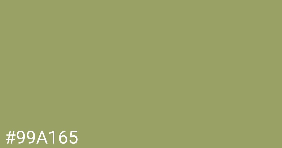 Hex color #99a165 graphic