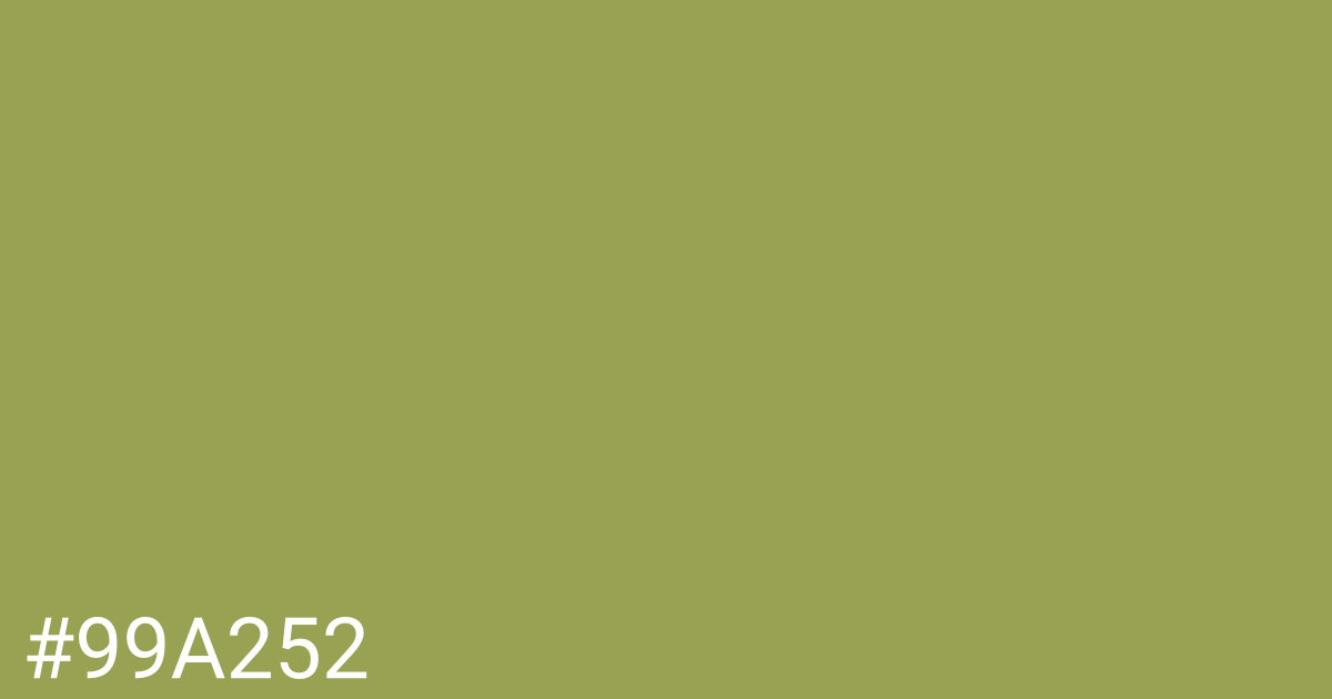 Hex color #99a252 graphic