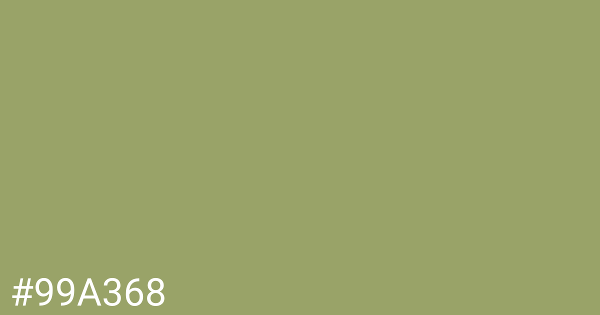 Hex color #99a368 graphic