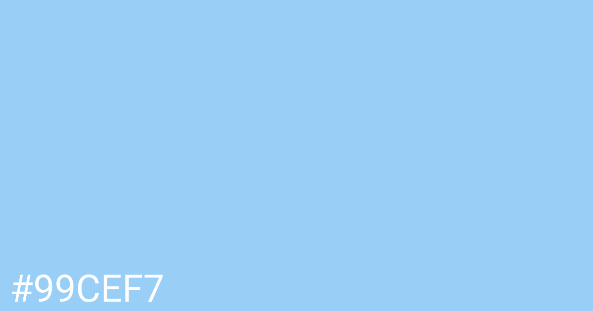 Hex color #99cef7 graphic