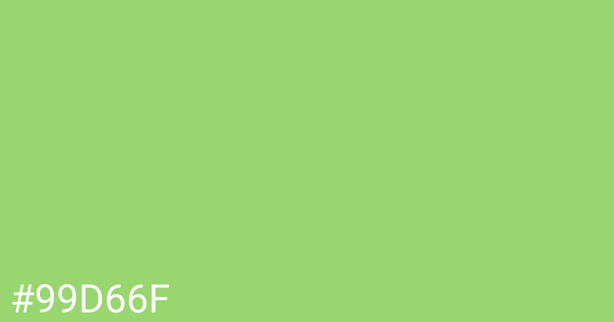 Hex color #99d66f graphic