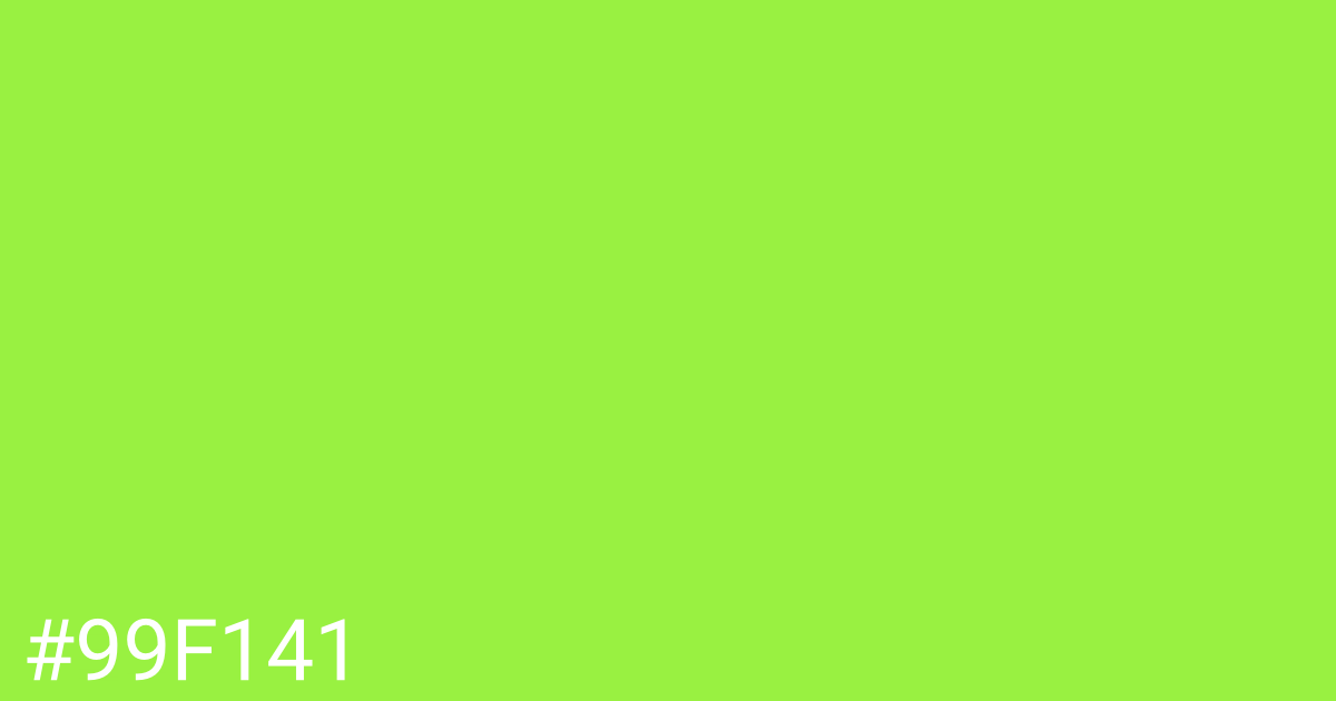 Hex color #99f141 graphic