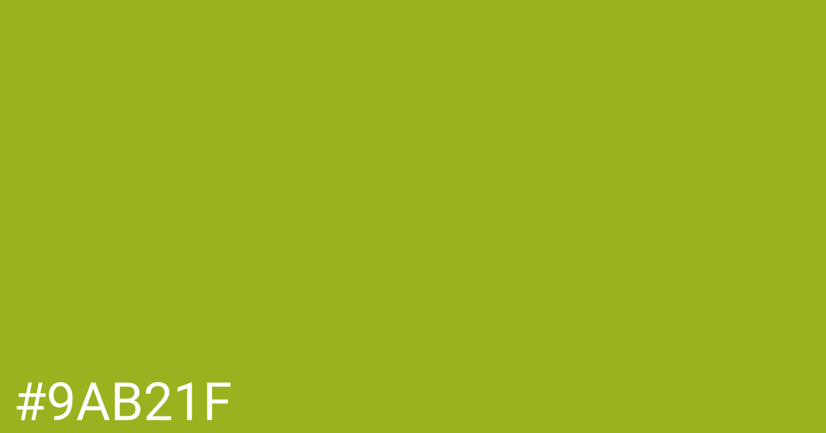 Hex color #9ab21f graphic