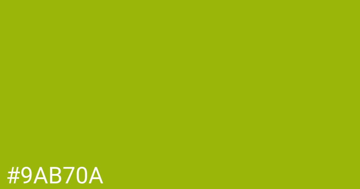 Hex color #9ab70a graphic