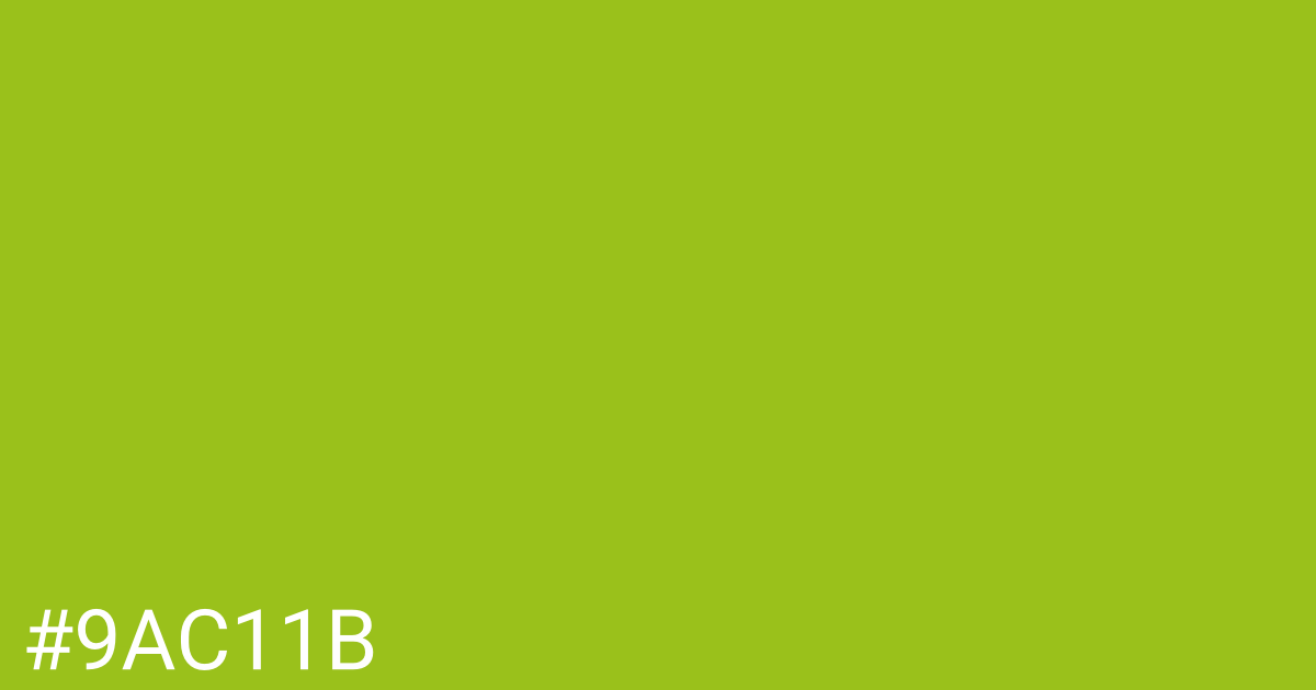 Hex color #9ac11b graphic