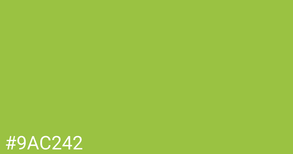 Hex color #9ac242 graphic