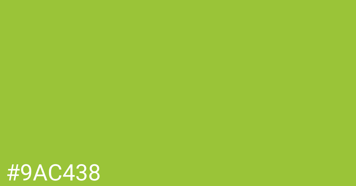 Hex color #9ac438 graphic