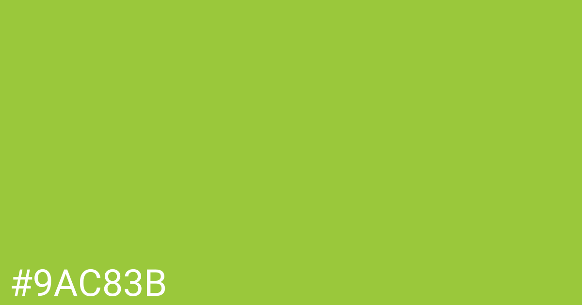 Hex color #9ac83b graphic