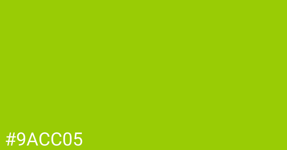 Hex color #9acc05 graphic