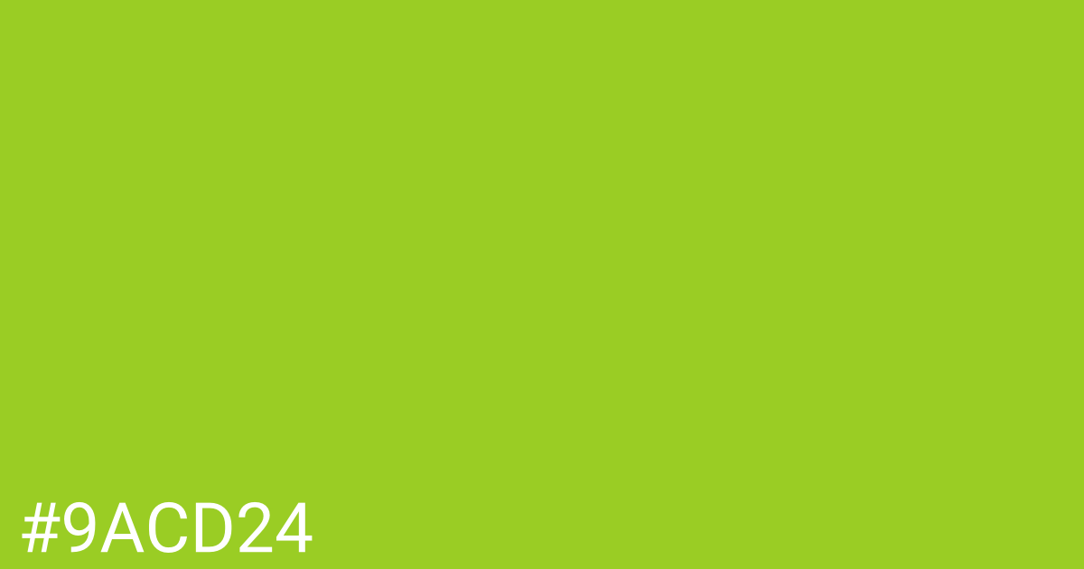 Hex color #9acd24 graphic