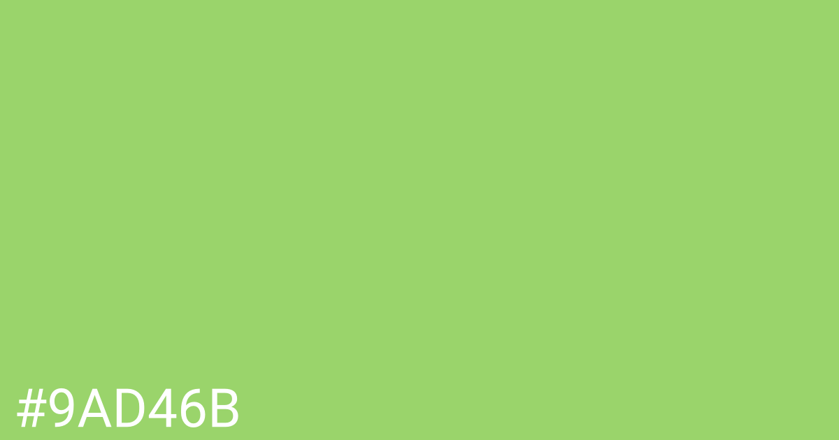 Hex color #9ad46b graphic