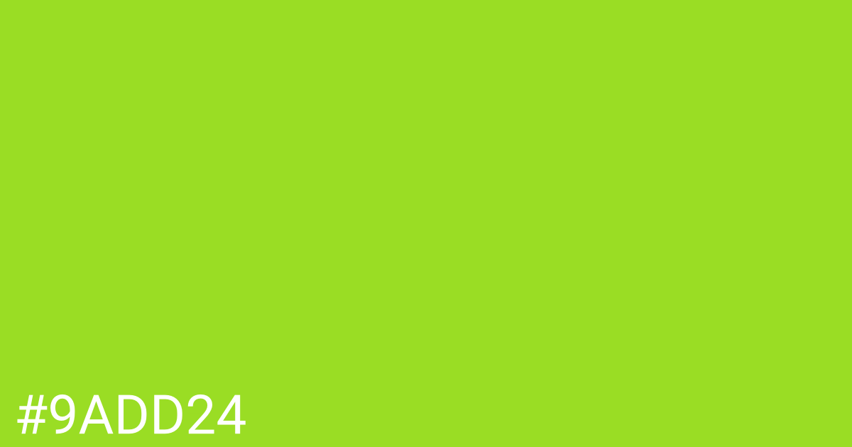 Hex color #9add24 graphic