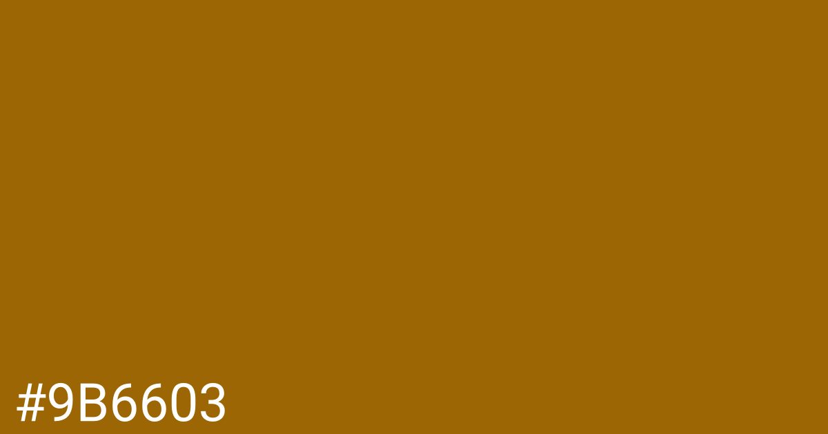 Hex color #9b6603 graphic