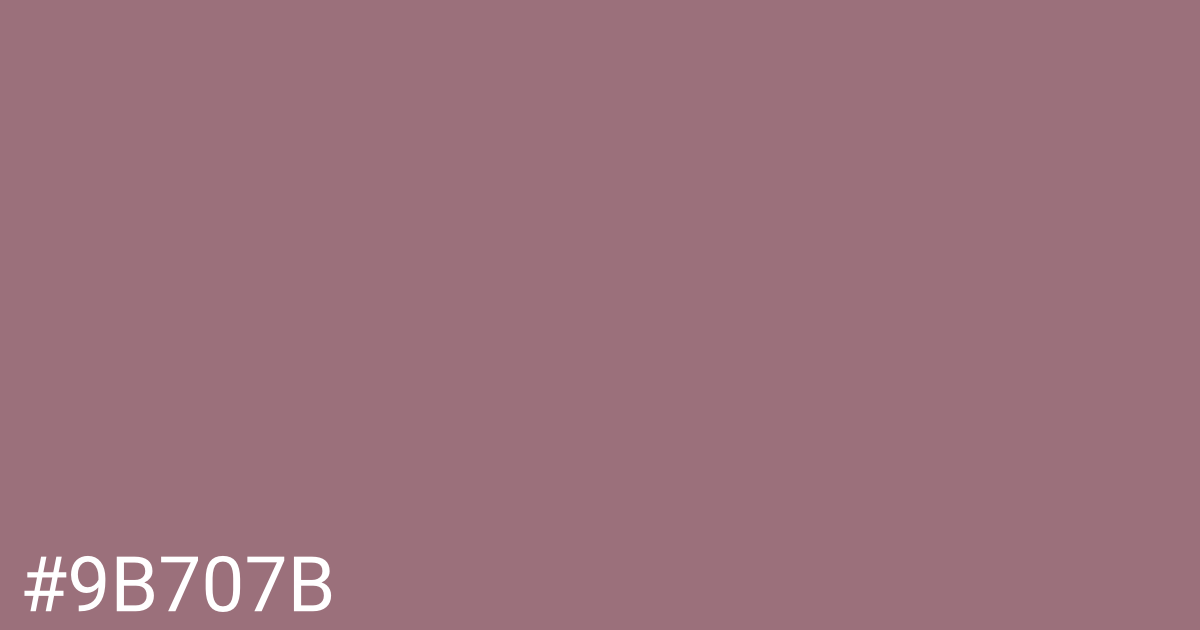 Hex color #9b707b graphic