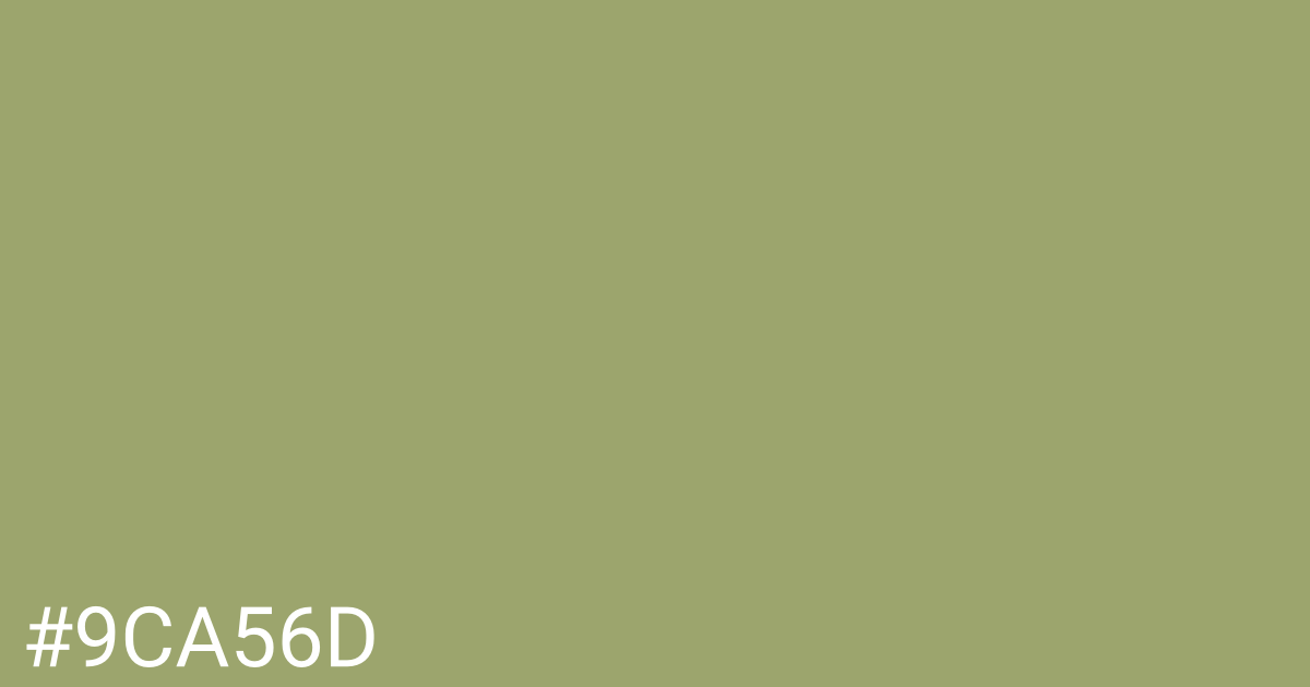 Hex color #9ca56d graphic