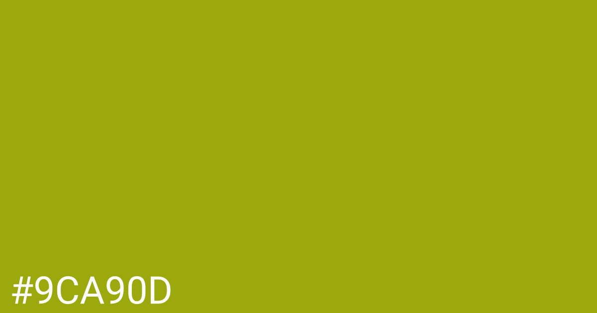 Hex color #9ca90d graphic
