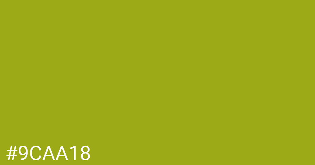 Hex color #9caa18 graphic