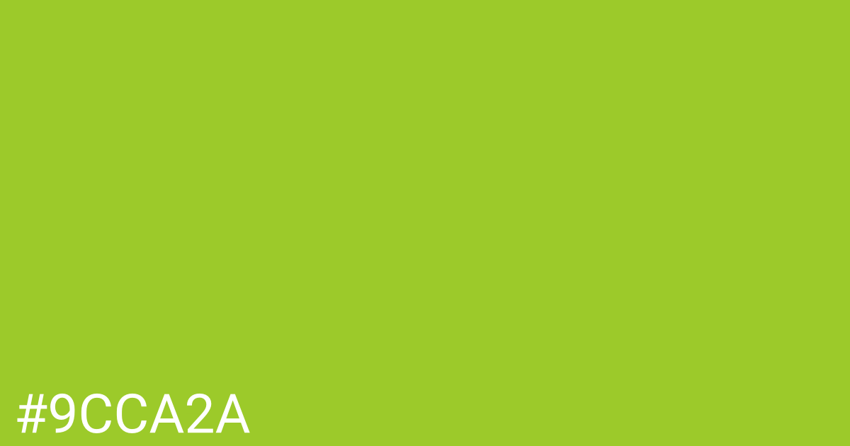 Hex color #9cca2a graphic