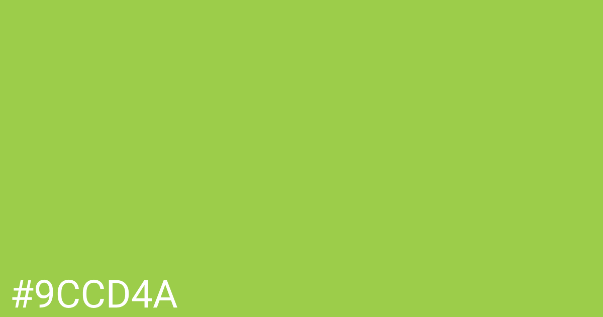 Hex color #9ccd4a graphic