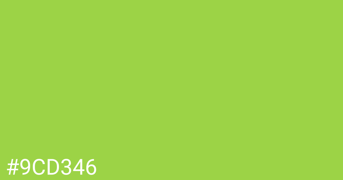 Hex color #9cd346 graphic