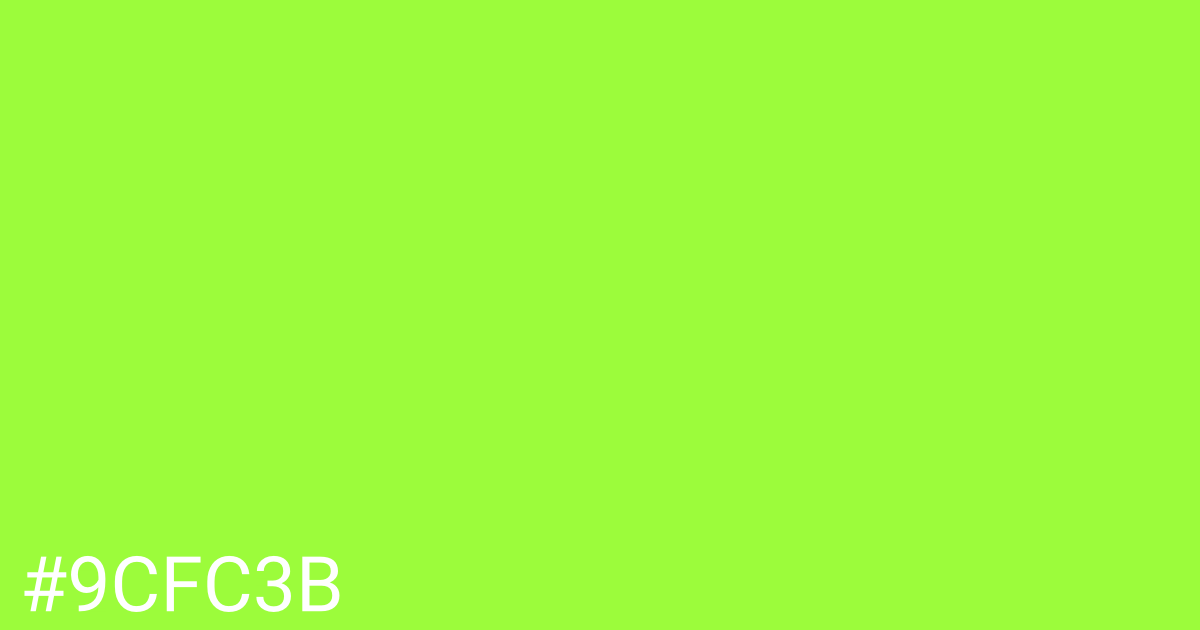 Hex color #9cfc3b graphic