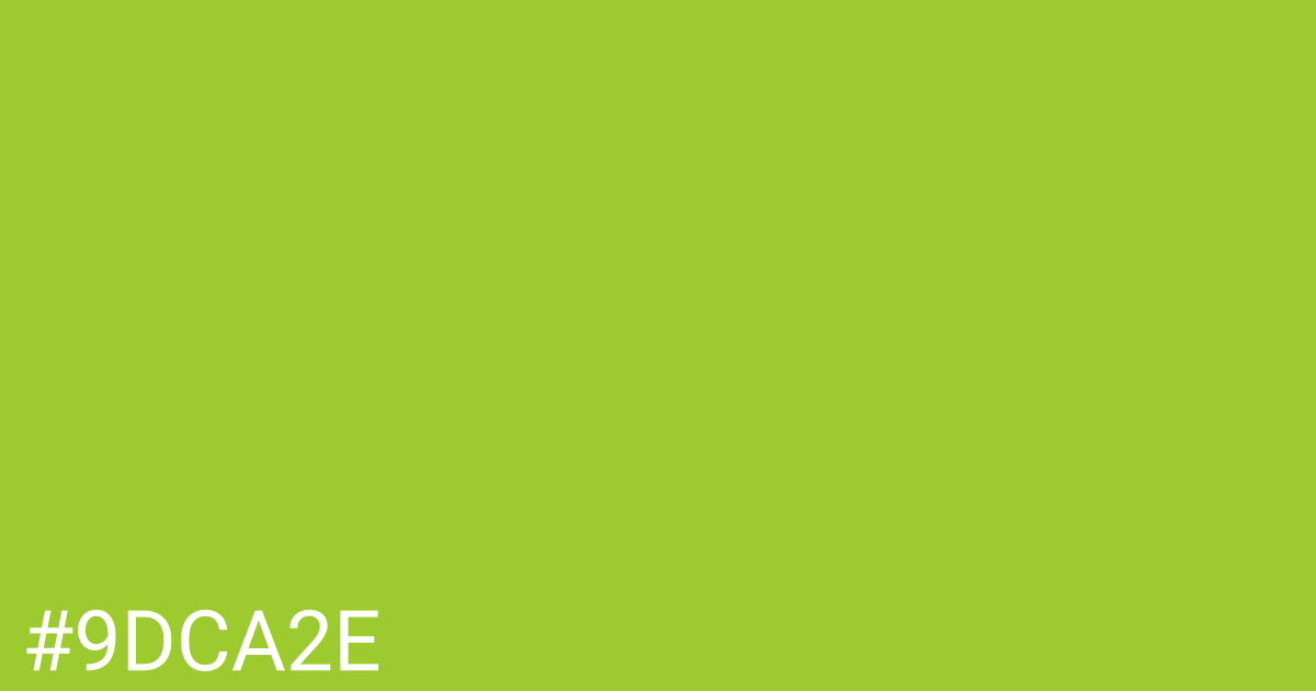 Hex color #9dca2e graphic