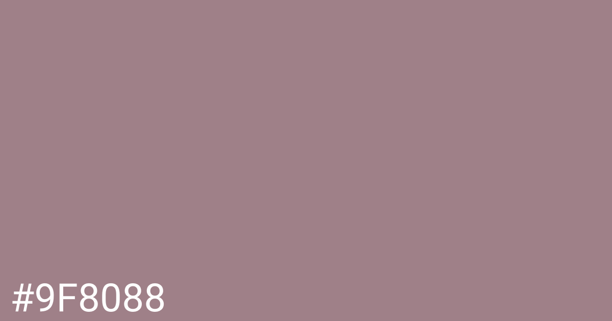 Hex color #9f8088 graphic