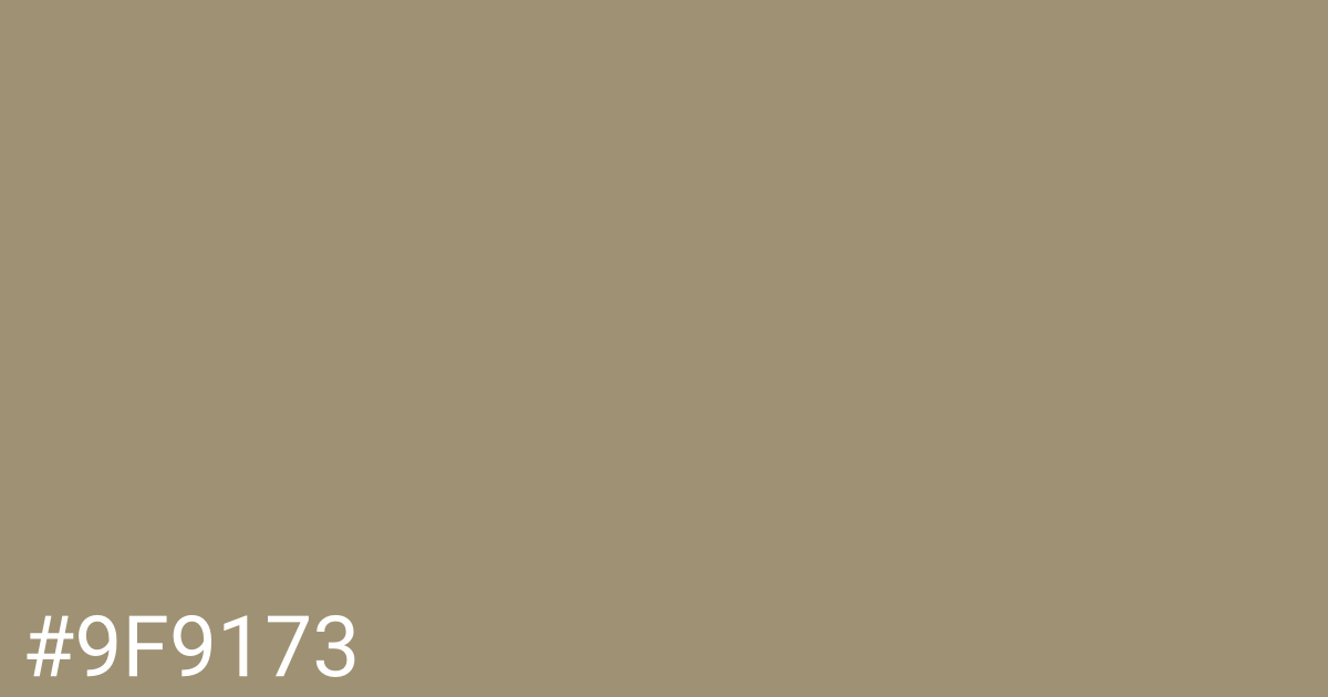 Hex color #9f9173 graphic