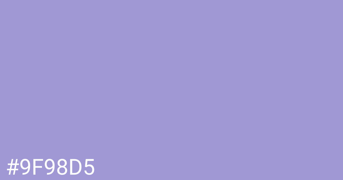 Hex color #9f98d5 graphic