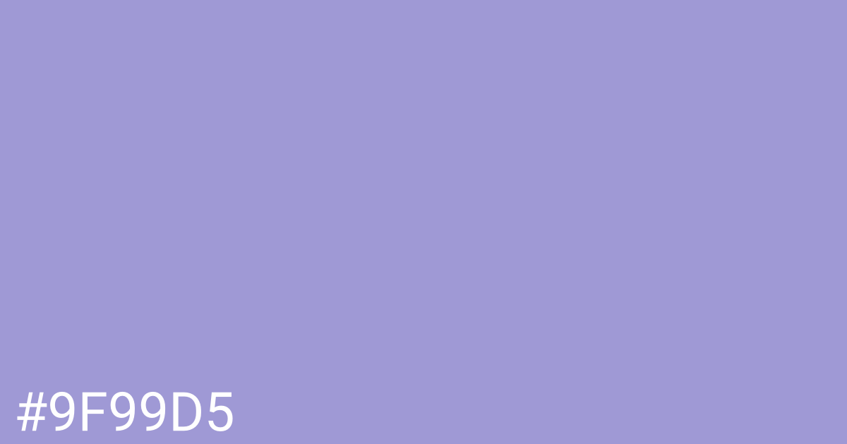 Hex color #9f99d5 graphic