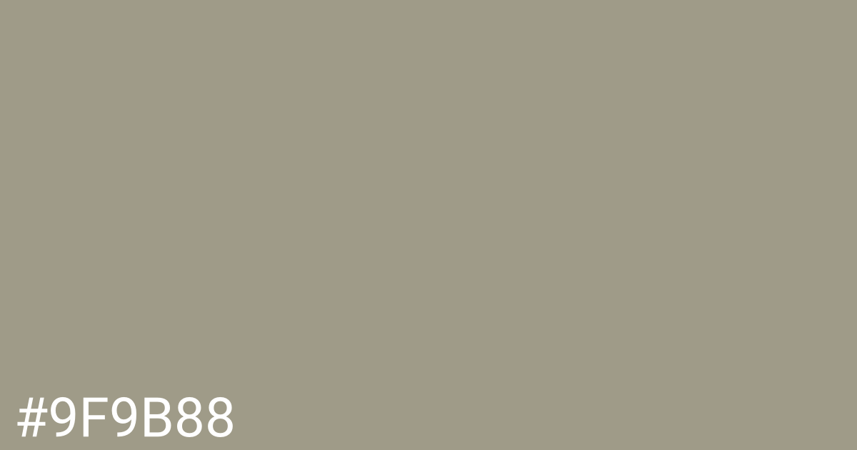 Hex color #9f9b88 graphic