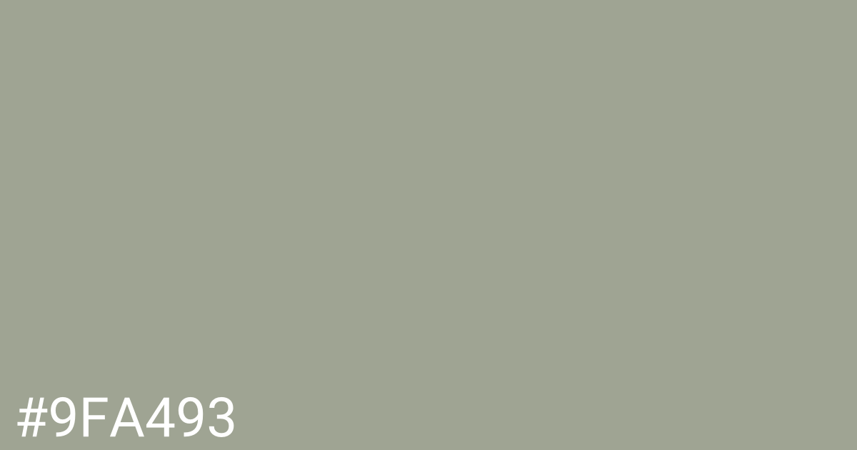 Hex color #9fa493 graphic