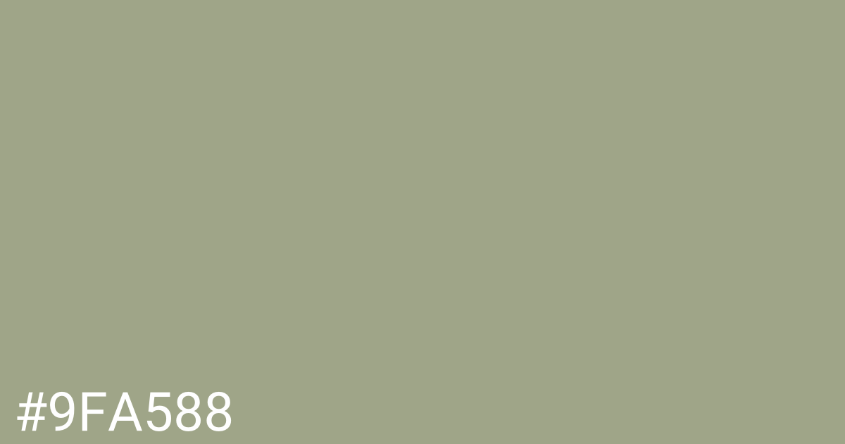 Hex color #9fa588 graphic