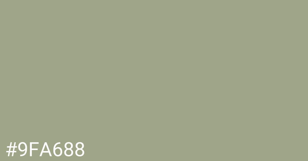 Hex color #9fa688 graphic