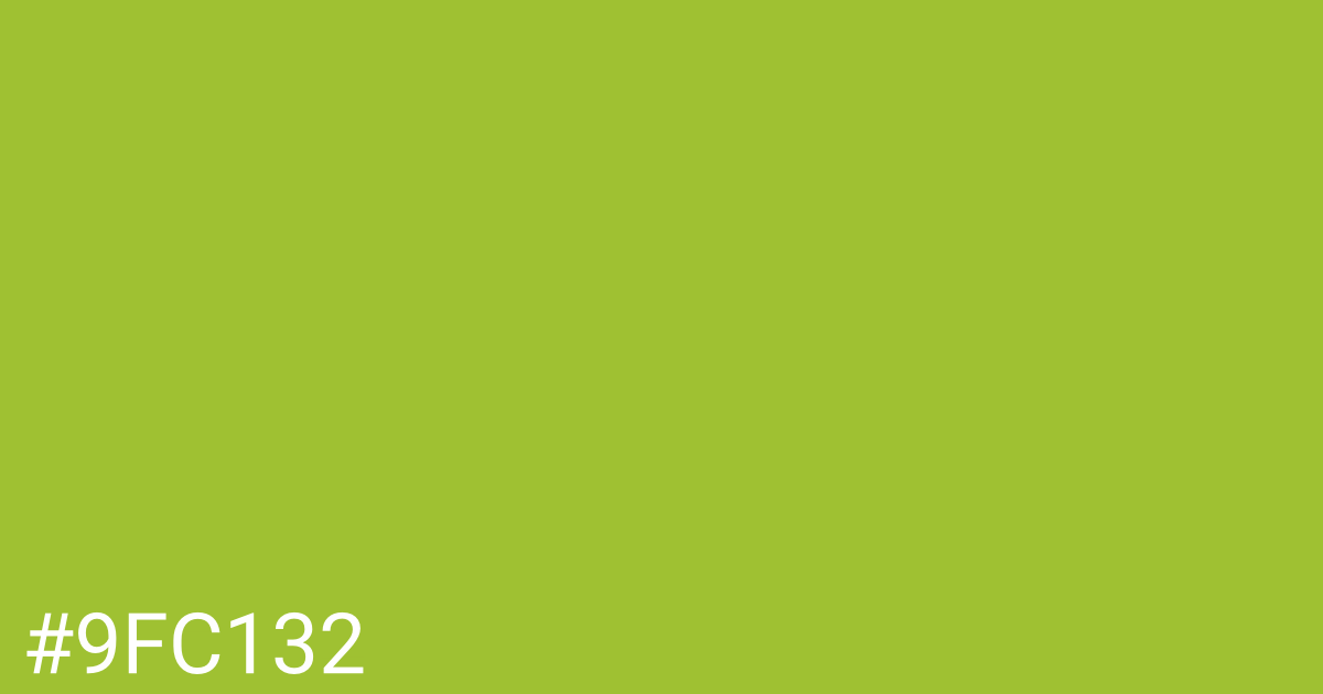 Hex color #9fc132 graphic