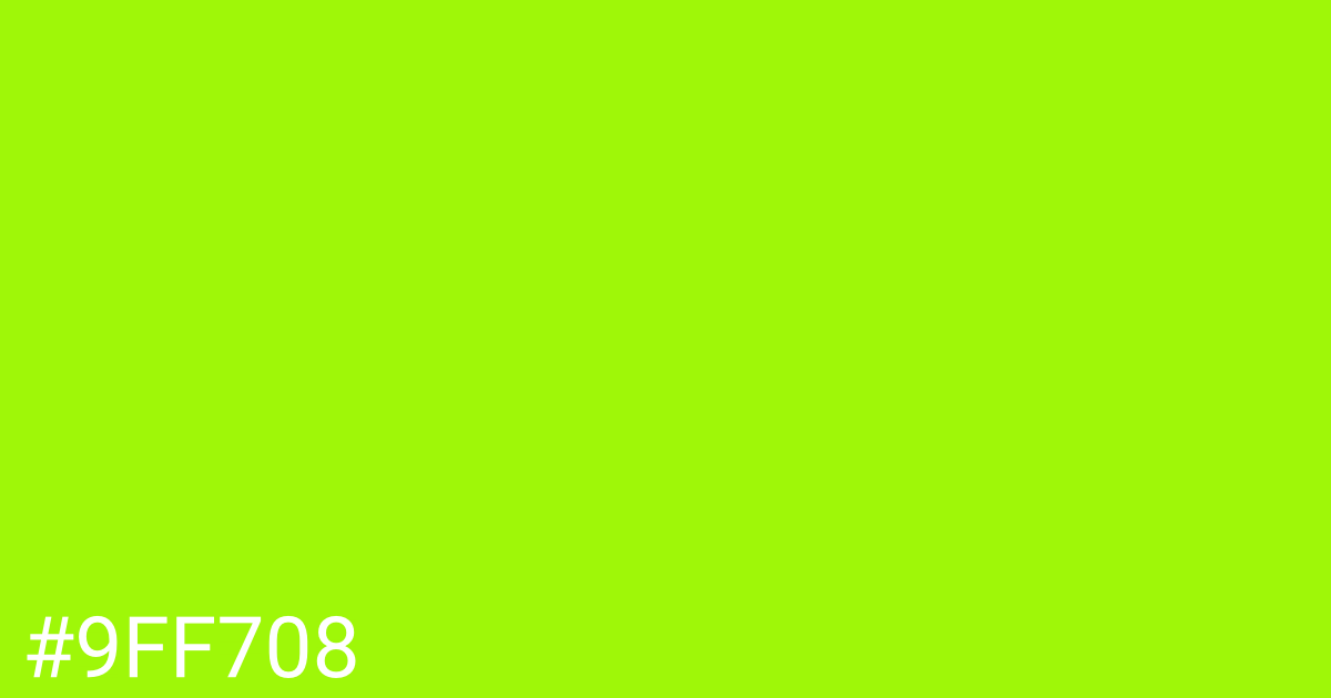 Hex color #9ff708 graphic