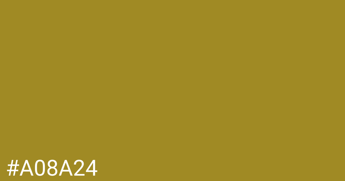 Hex color #a08a24 graphic