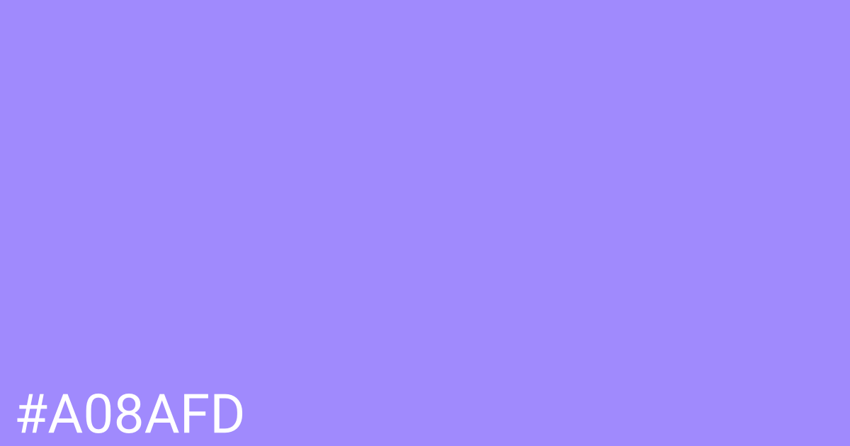 Hex color #a08afd graphic
