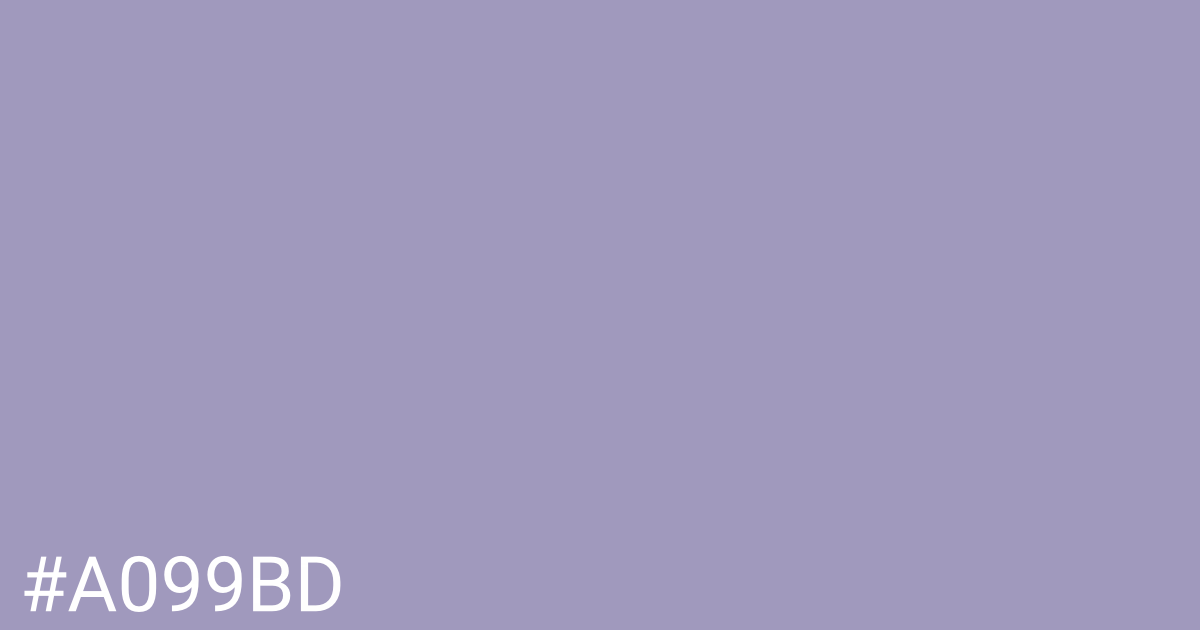 Hex color #a099bd graphic