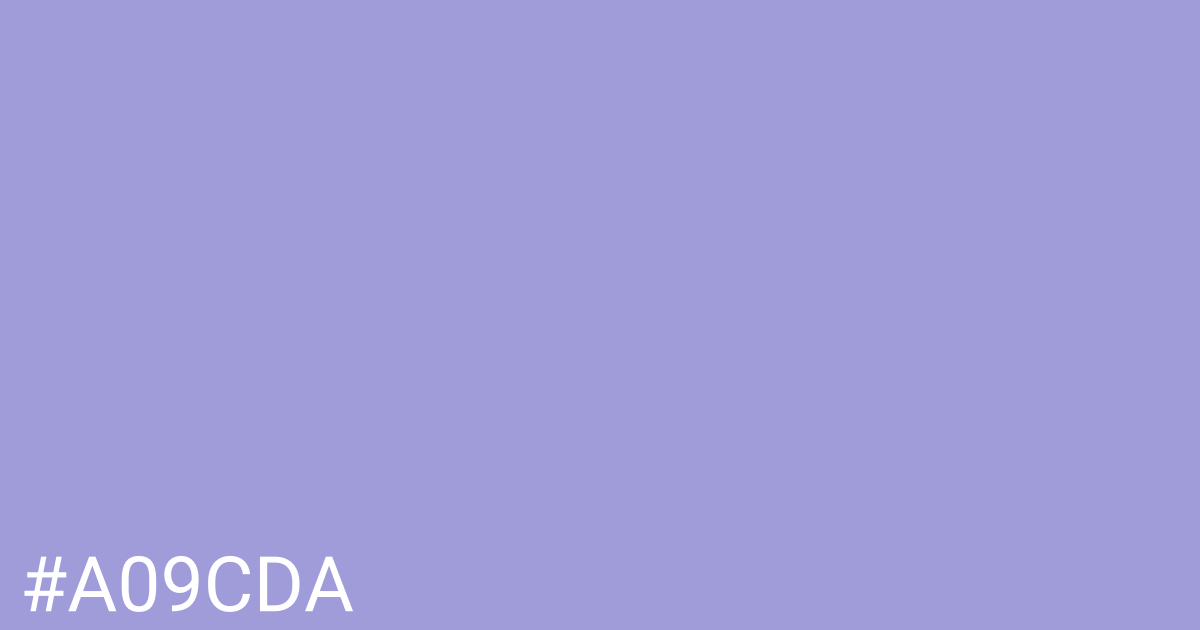 Hex color #a09cda graphic