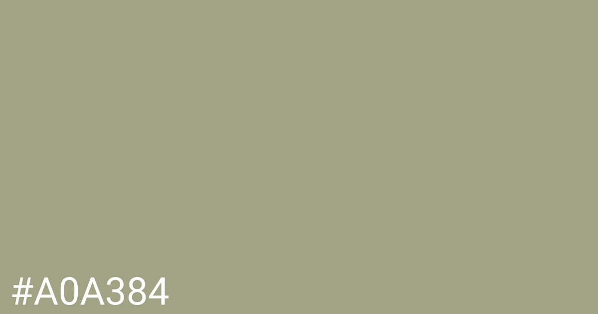 Hex color #a0a384 graphic