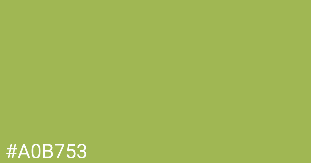 Hex color #a0b753 graphic