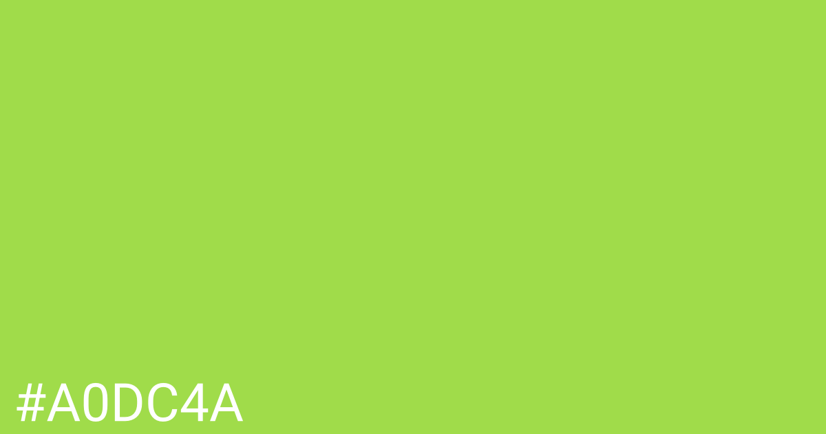 Hex color #a0dc4a graphic