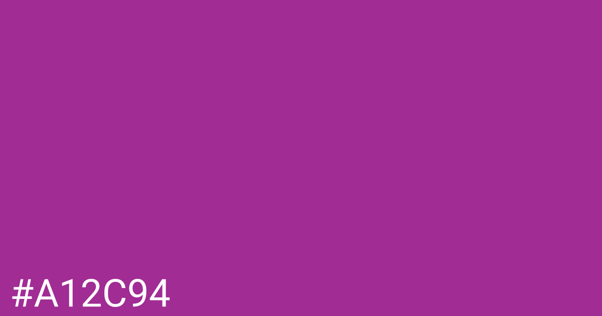 Hex color #a12c94 graphic