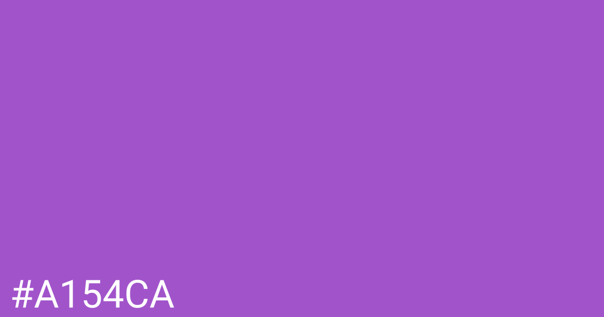 Hex color #a154ca graphic