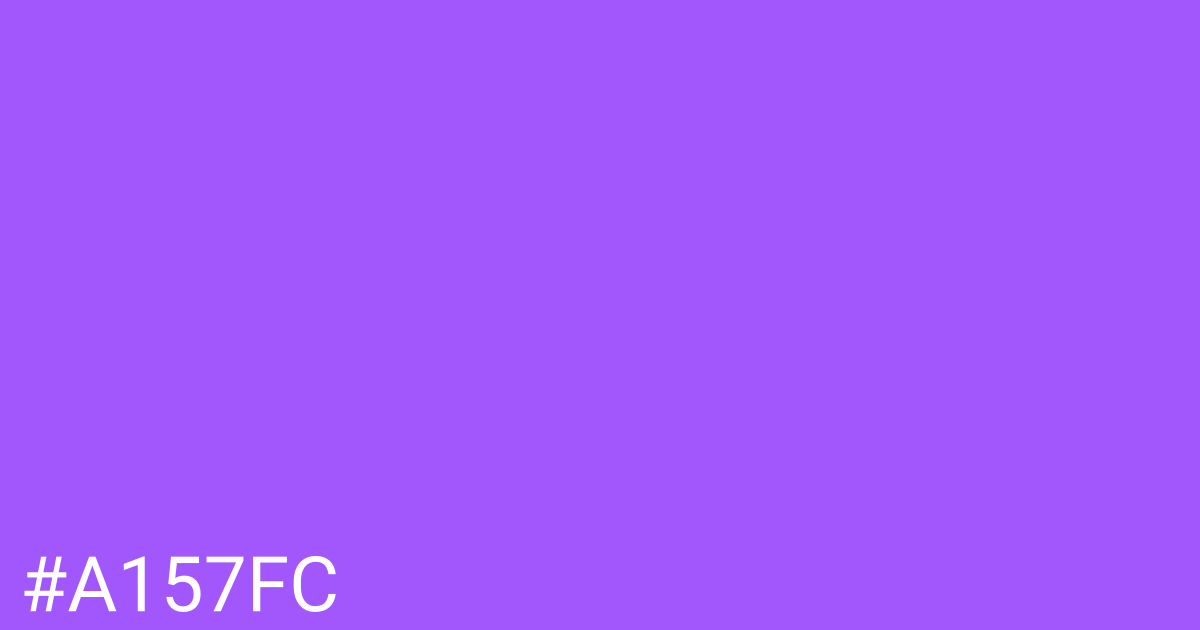 Hex color #a157fc graphic