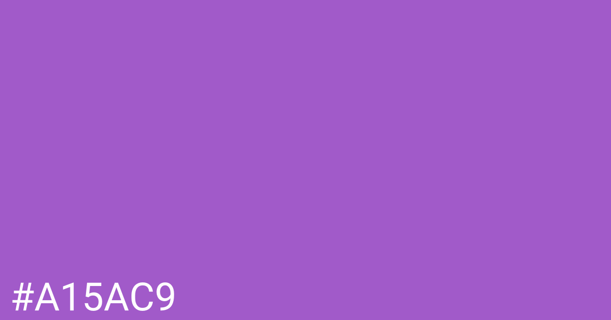 Hex color #a15ac9 graphic